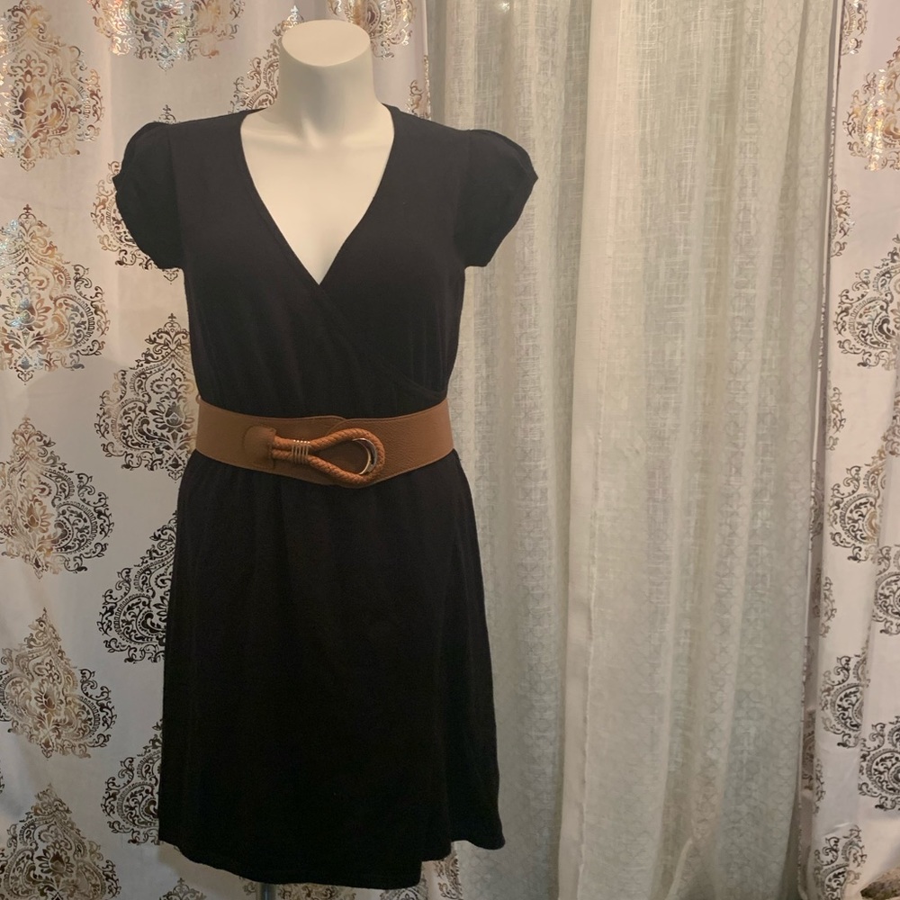 Black Wrap Dress
